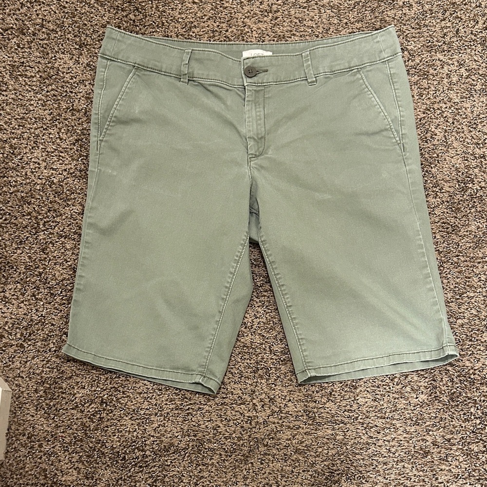LOFT Sage Green Shorts